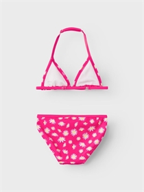 NAME IT Trekant Bikini Zimone Pink Yarrow Blomster